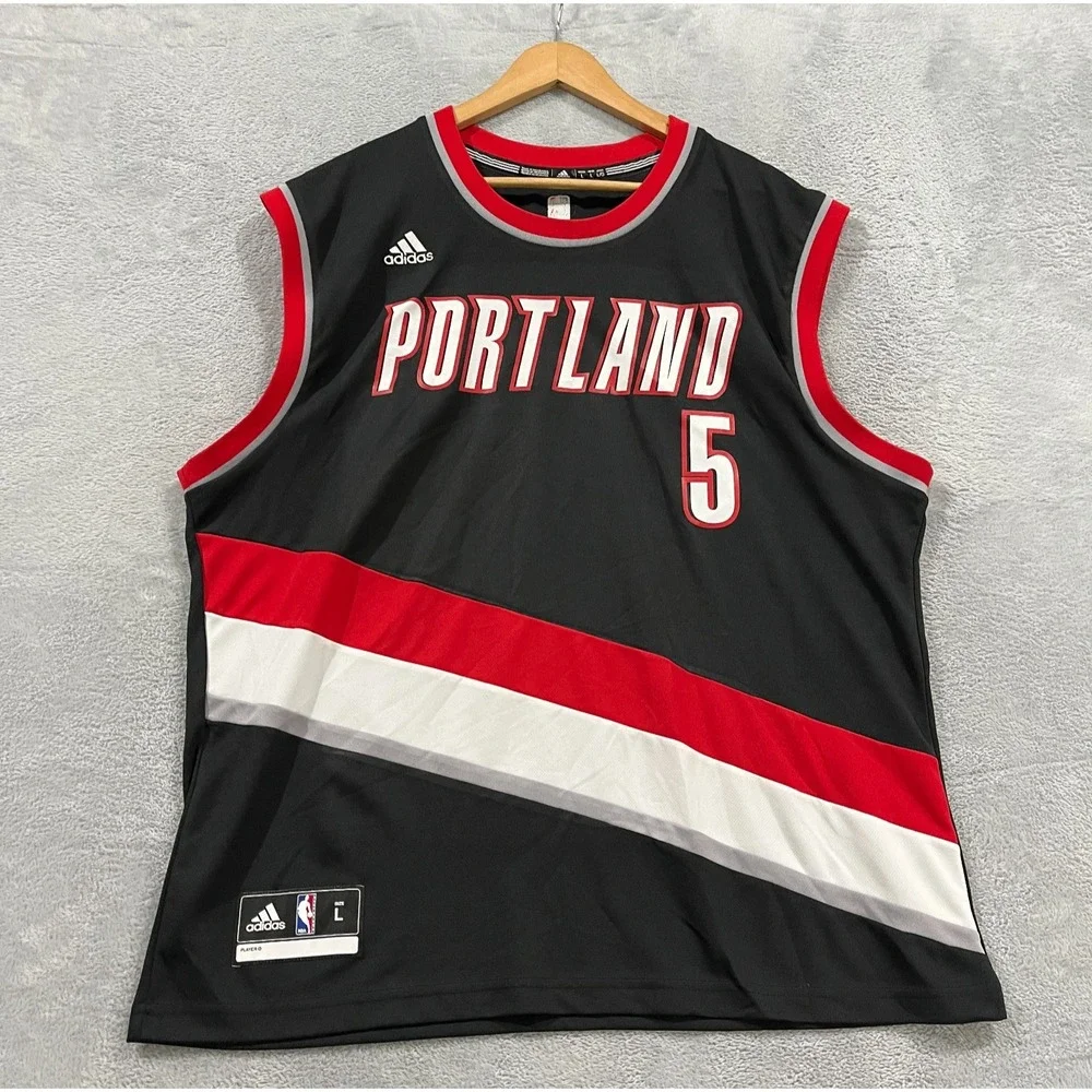 Portland‎ Trailblazers Jersey Mens Large Large Connaughton #5 NBA Adidas
